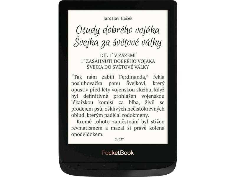 Ebook reader POCKETBOOK 627 Touch Lux 4, černý (black)