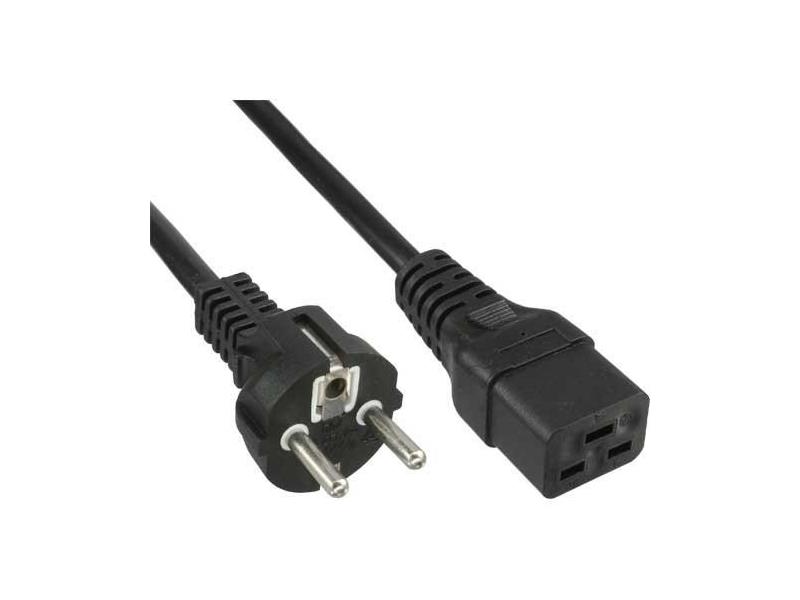 Síťový kabel PREMIUMCORD kabel síťový k počítači 230V 16A 1,5m IEC 320 C19 konektor