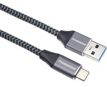 Obrázek k produktu: PREMIUMCORD USB-C - USB 3.0 A (USB 3.1 generation 1, 3A, 5Gbit/s) 3m oplet