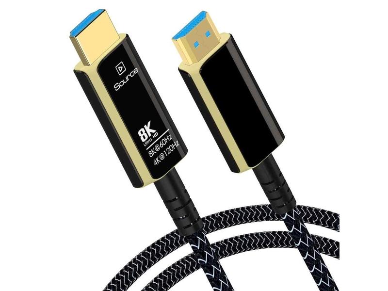 Kabel PREMIUMCORD Ultra High Speed HDMI 2.1 optický fiber kabel 8K@60Hz,zlacené 10m