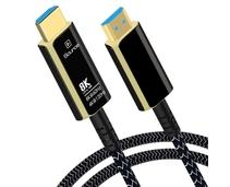 Obrázek k produktu: PREMIUMCORD Ultra High Speed HDMI 2.1 optický fiber kabel 8K@60Hz,zlacené 20m