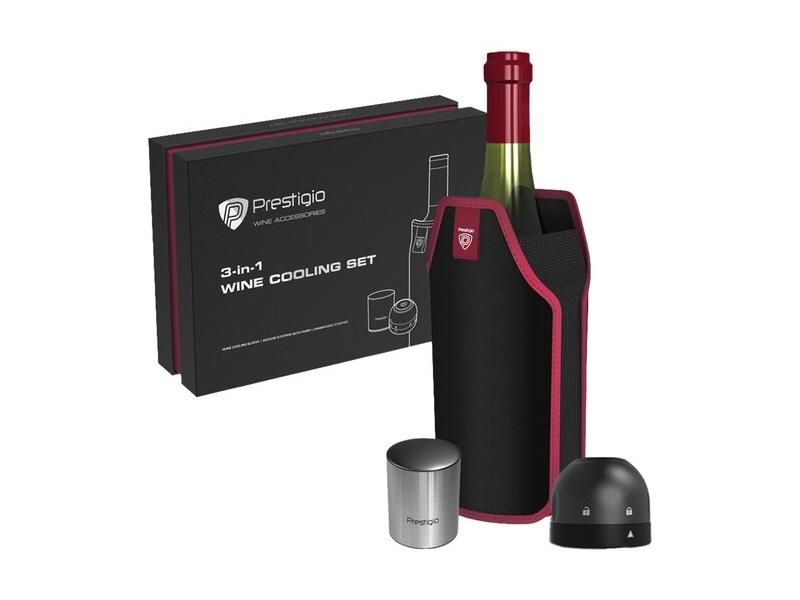  PRESTIGIO SET NA CHLAZENÍ VÍNA