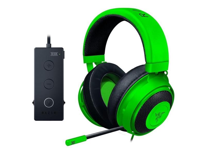 Herní sluchátka RAZER Kraken Tournament Edition, černo-zelená