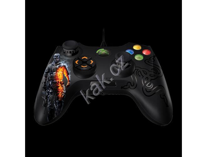 Gamepad RAZER  Battlefield 3 ONZA TE Gaming Controller, černý (black)
