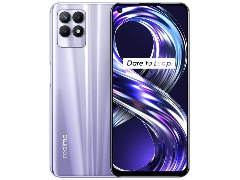 Mobilní telefon REALME 8i, fialový (purple)