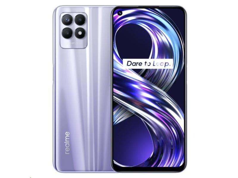Mobilní telefon REALME 8i 4GB/128GB, fialový (purple)