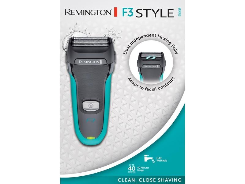 Planžetový holící strojek REMINGTON F3000, černá/zelená (black/green)