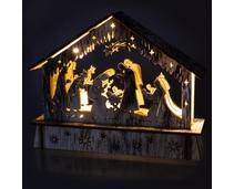 Obrázek k produktu: RETLUX 336 betlém dř.6LED WW, teplá bílá