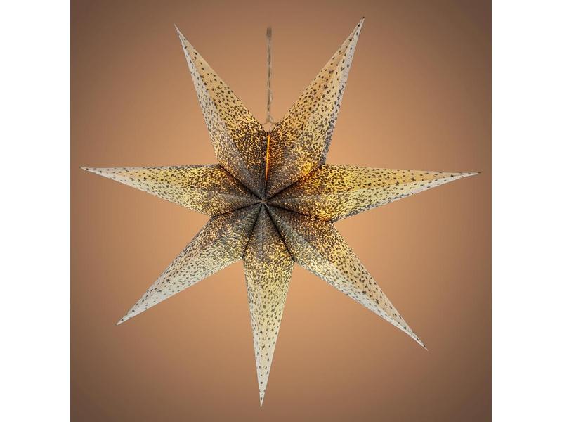 Vánoční osvětlení RETLUX RXL 341 hvězda bílostříb.10LED WW, bílo-stříbrný