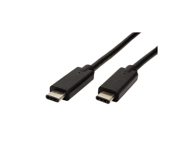  ROLINE  kabel PD 20V/5A,USB C - USB C, 1m, černý (black)