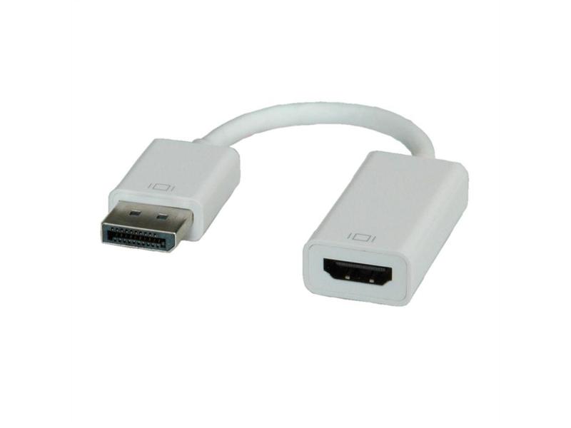  ROLINE Redukce DP(M) -> HDMI(F), 4K2K@30Hz, bílý (white)