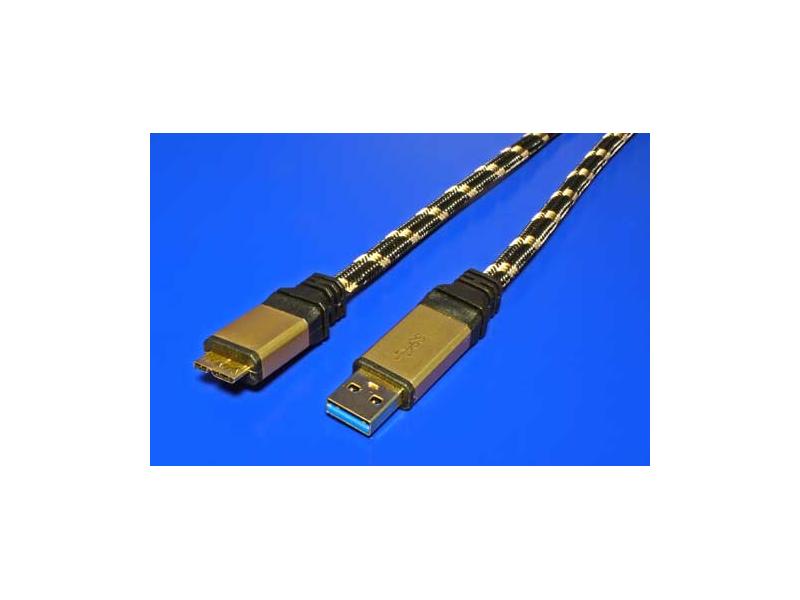  ROLINE  GOLD microUSB 3.0 kabel 1,8m