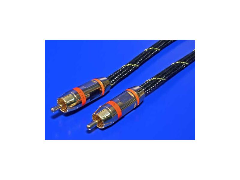 ROLINE Gold Cinch kabel 10m, červené konektory