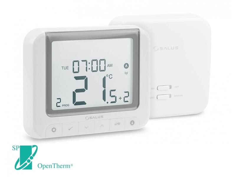 Digitální programovatelný bezdrátový termostat s možností OpenTherm SALUS RT520RF