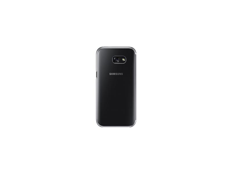 Pouzdro pro Samsung SAMSUNG Clear View Cover pro A5 2017, černé (Black)