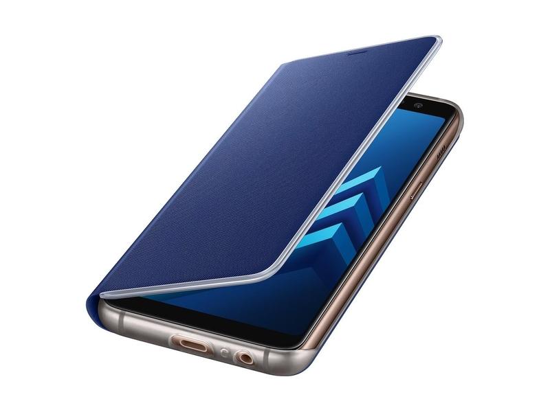 Pouzdro pro Samsung SAMSUNG Flipové neonové pouzdro pro A8 (2018), modré (blue)