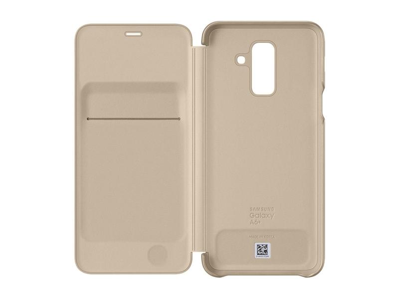 Flipové pouzdro pro Samsung SAMSUNG Wallet Cover pro A6+, zlatá (gold)