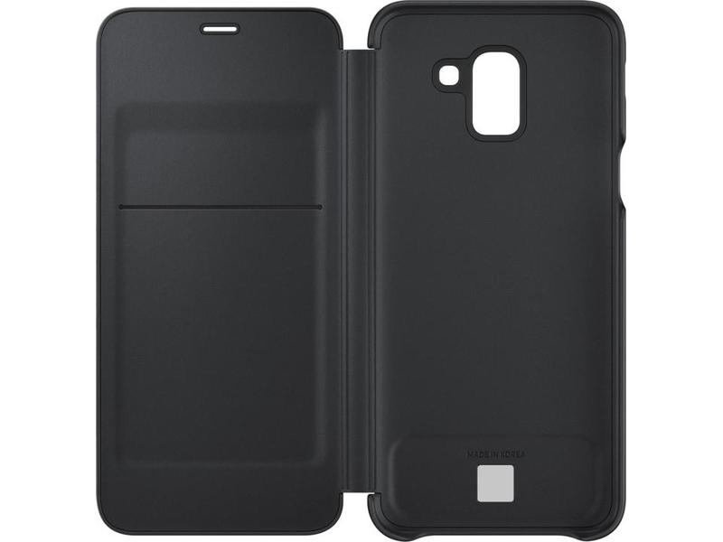 Flipové pouzdro pro Samsung SAMSUNG Wallet Cover pro J6 2018, černá (black)