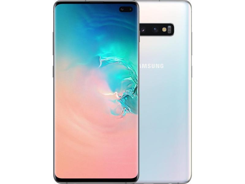 Mobilní telefon SAMSUNG Galaxy S10+ 512GB, bílá (white)