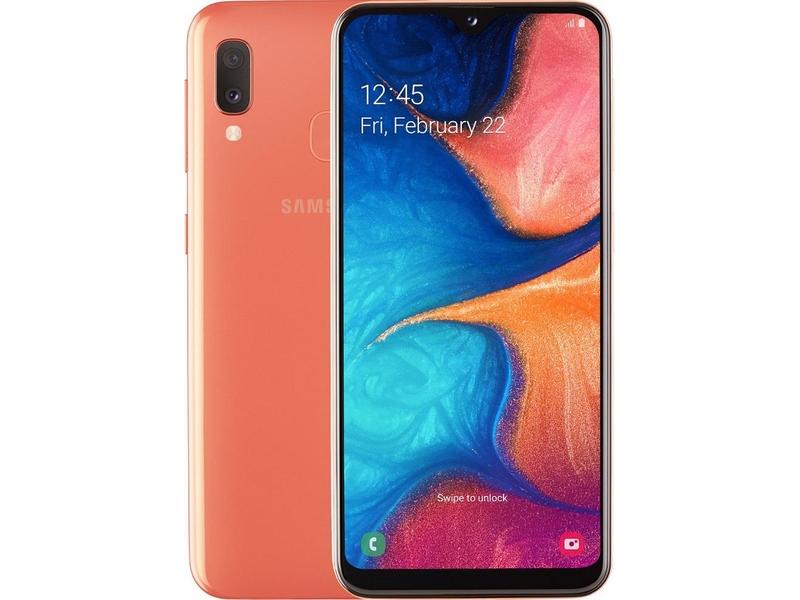 Mobilní telefon SAMSUNG Galaxy A20e SM-A202 DualSIM, oranžová (orange)