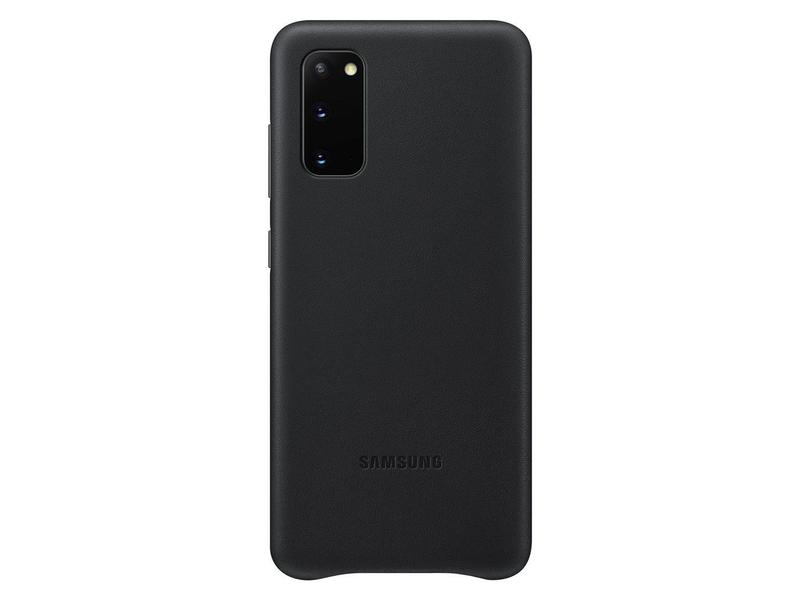 Pouzdro pro Samsung SAMSUNG Kožený kryt pro S20, černý (black)