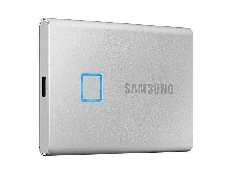 Externí SSD disk SAMSUNG T7 Touch 500GB, stříbrný (silver)