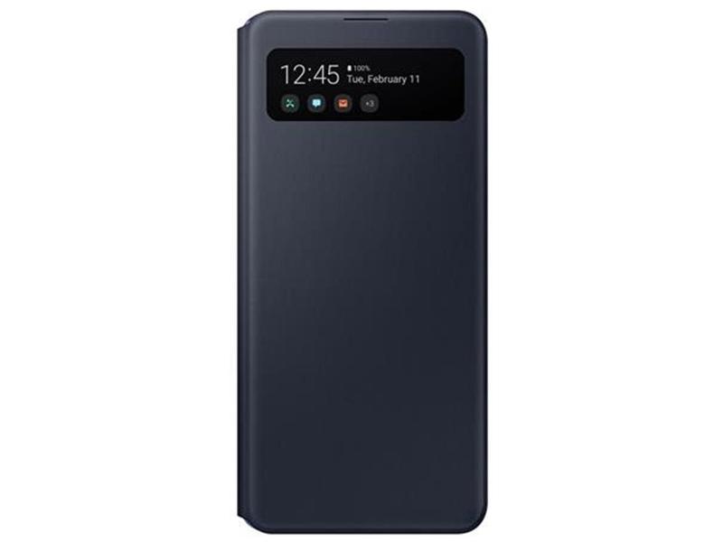 Pouzdro pro Samsung SAMSUNG Flipový S View pro Galaxy A41, černý (black)