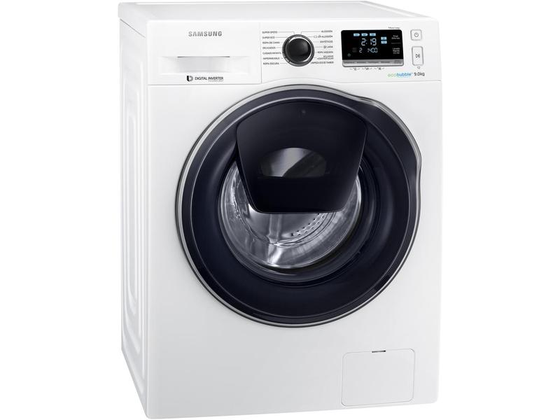 Pračka s předním plněním SAMSUNG WW90K6414QW, bílá (white)