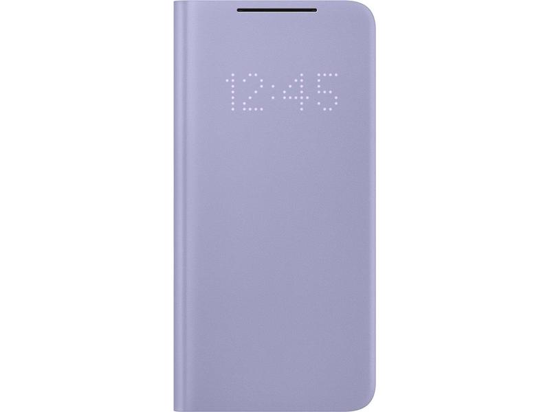 Pouzdro pro Samsung SAMSUNG Flipové pouzdro LED View pro S21+, fialový (purple)