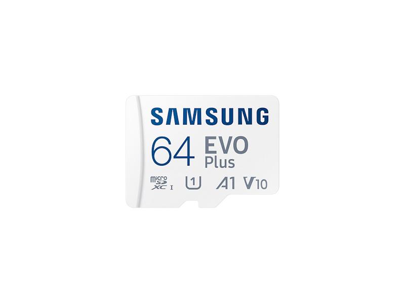 Paměťová karta SAMSUNG microSDXC 64GB EVO Plus + SD adaptér