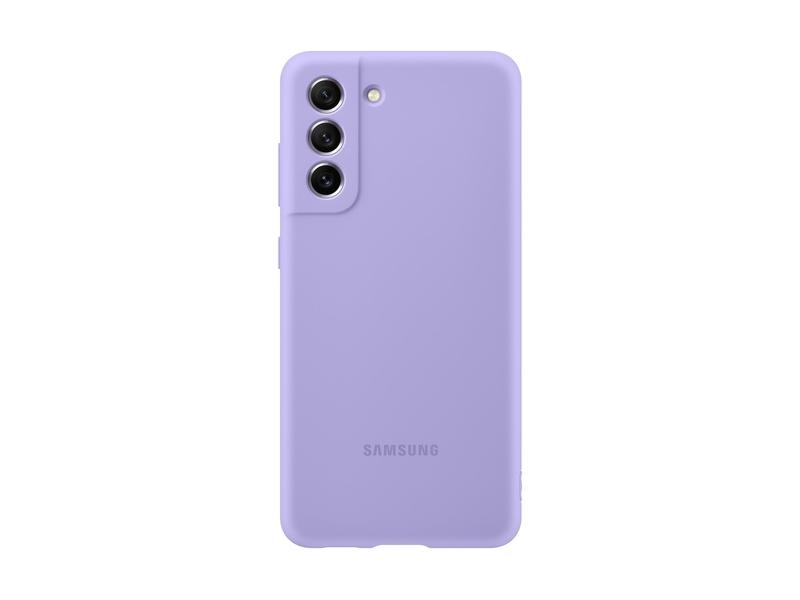 Pouzdro pro Samsung SAMSUNG Silikonový zadní kryt S21 FE, fialový (purple)