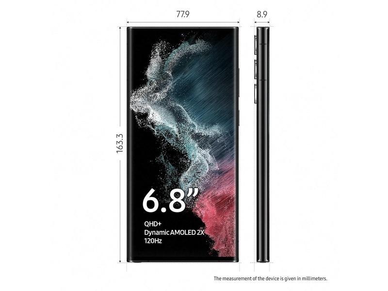 Mobilní telefon SAMSUNG Galaxy S22 Ultra 128GB, černý (black)