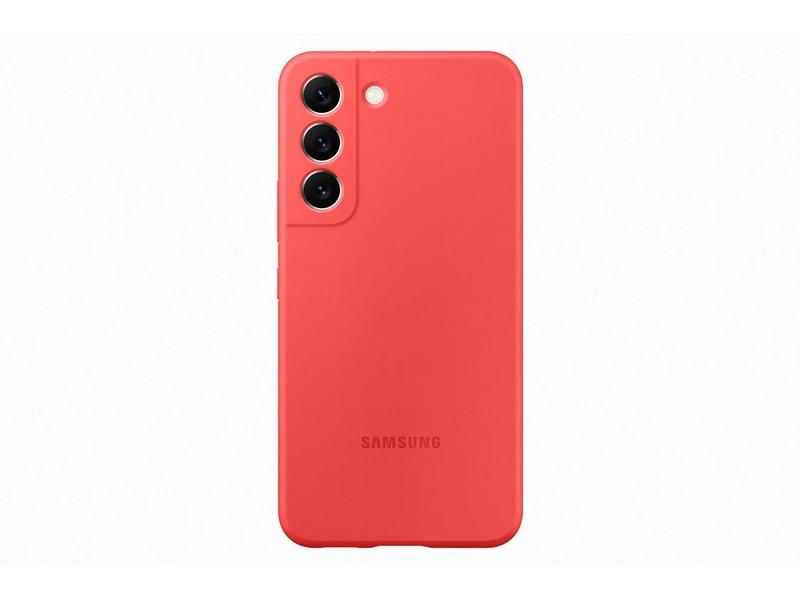 Pouzdro pro Samsung SAMSUNG Silikonový zadní kryt pro S22, oranžové (orange)
