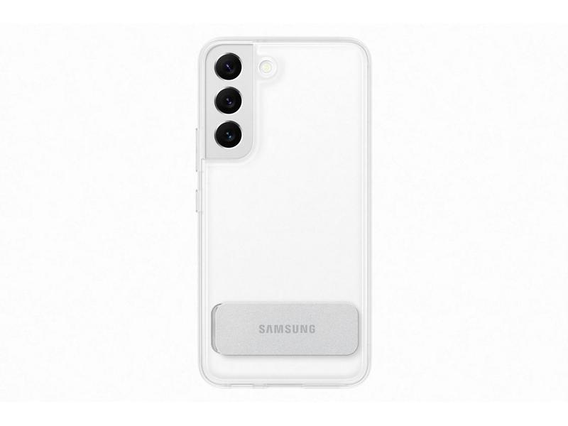 Pouzdro pro Samsung SAMSUNG Průhledný zadní kryt se stojánkem pro S22, Transparentní