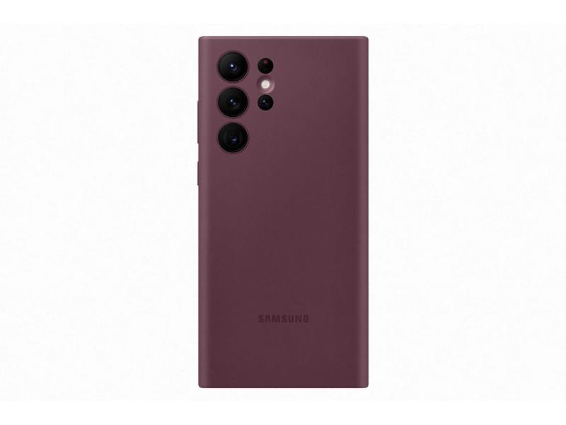 Pouzdro pro Samsung SAMSUNG Silikonový zadní kryt pro S22 Ultra Burgundy
