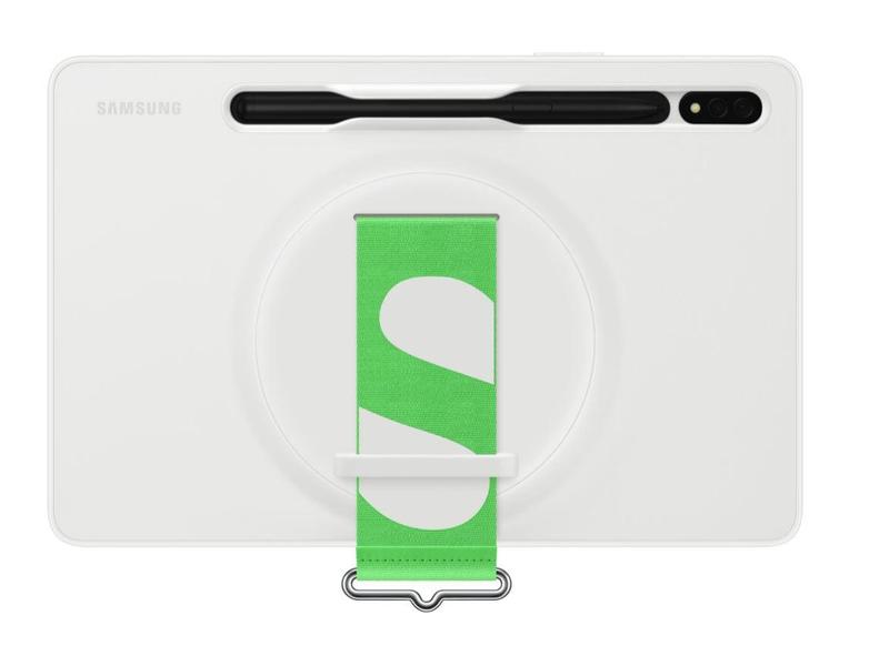 Zadní kryt s poutkem SAMSUNG Tab S8, bílý (white)