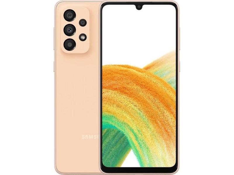 Mobilní telefon SAMSUNG Galaxy A33 5G 6GB/128GB, oranžový