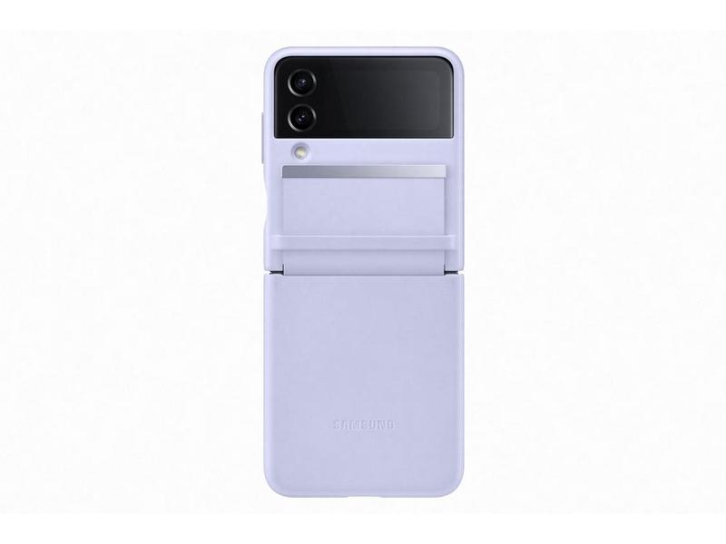 Pouzdro pro Samsung SAMSUNG Flipový kožený kryt Z Flip4, fialový (purple)