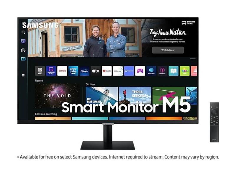 32" LED monitor SAMSUNG Smart Monitor M5 S32BM500, černý (black)