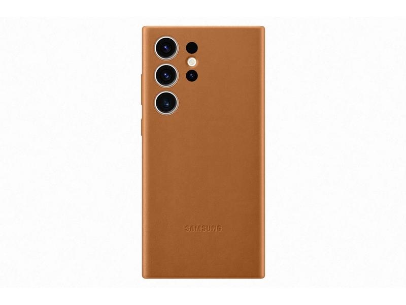 Pouzdro pro Samsung SAMSUNG Kožený zadní kryt Samsung Galaxy S23, hnědý (brown)