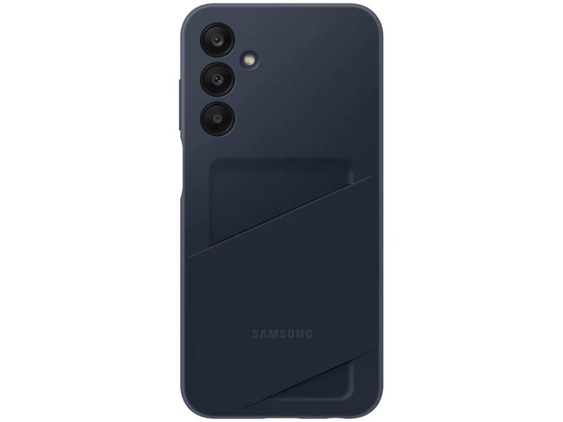 Pouzdro pro Samsung SAMSUNG Zadní kryt s kapsou na kartu pro Samsung Galaxy A25 5G Blue Black