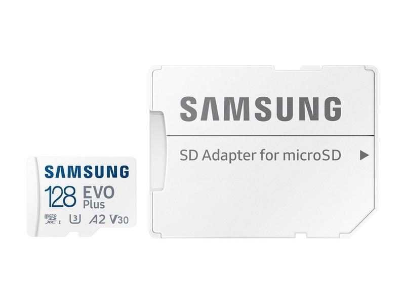 Paměťová karta SAMSUNG microSDXC 128GB EVO Plus + SD adaptér