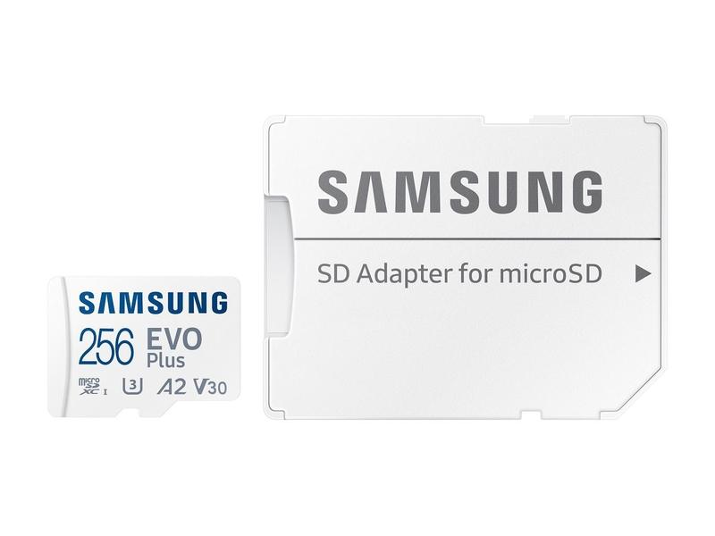 Paměťová karta SAMSUNG microSDXC 256GB EVO Plus + SD adaptér