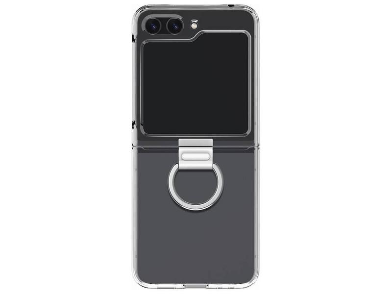 Samsung Průhledný kryt s držákem na prst pro Galaxy Z Flip5 Transparent