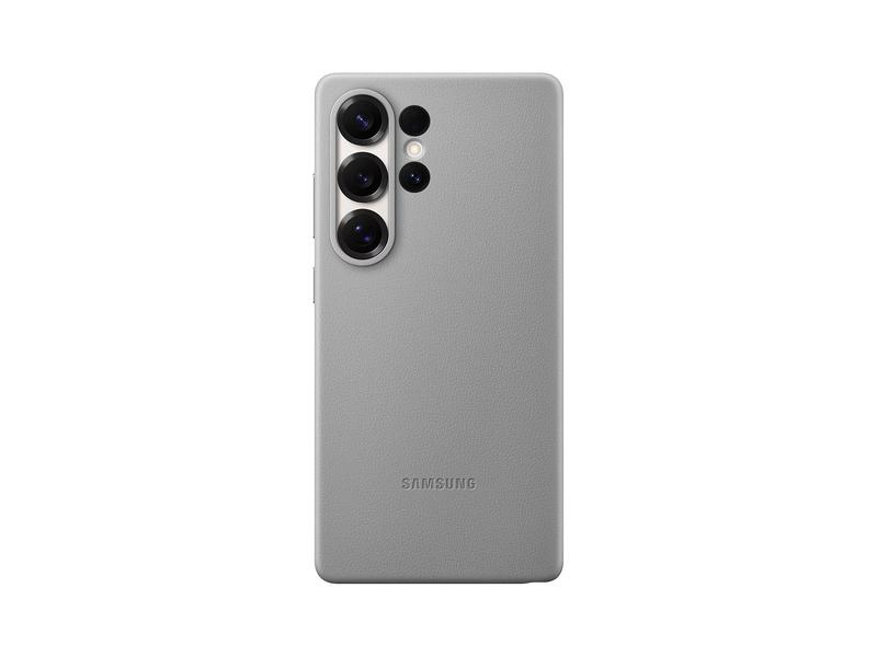 Pouzdro pro Samsung SAMSUNG Ochranný kryt z veganské kůže pro Galaxy S25 Ultra Gray