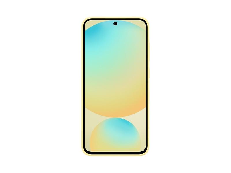 Pouzdro pro Samsung SAMSUNG Silikonový zadní kryt pro Samsung Galaxy S24 FE Yellow