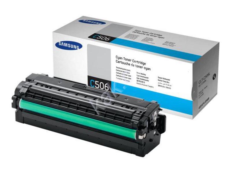 Toner HP SAMSUNG CLT-C506L, azurový (cyan), 3500 stran