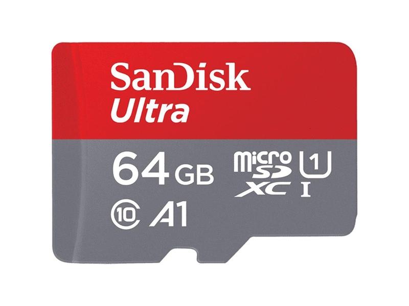 Paměťová karta SANDISK Ultra microSDXC 64GB 100MB/ s + adaptér