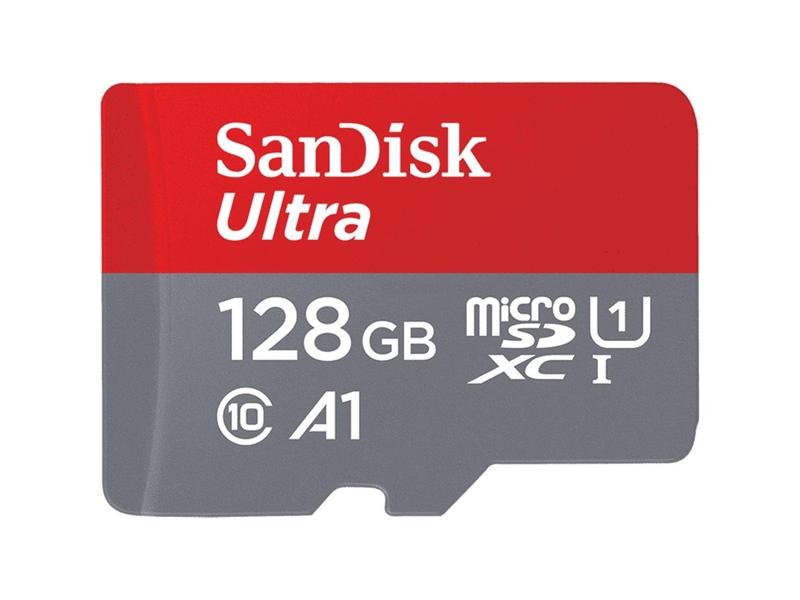 Paměťová karta SANDISK Ultra microSDXC 128GB 100MB/ s + adaptér