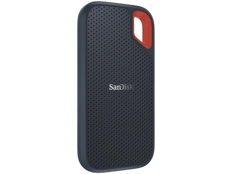 Externí SSD disk SANDISK Extreme Portable SSD 2TB, černý/červený (black/red)